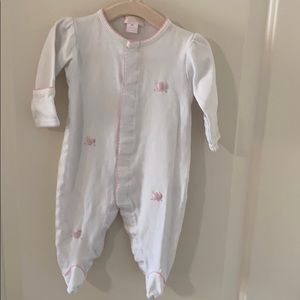 Kissy Kissy Footie with matching hat